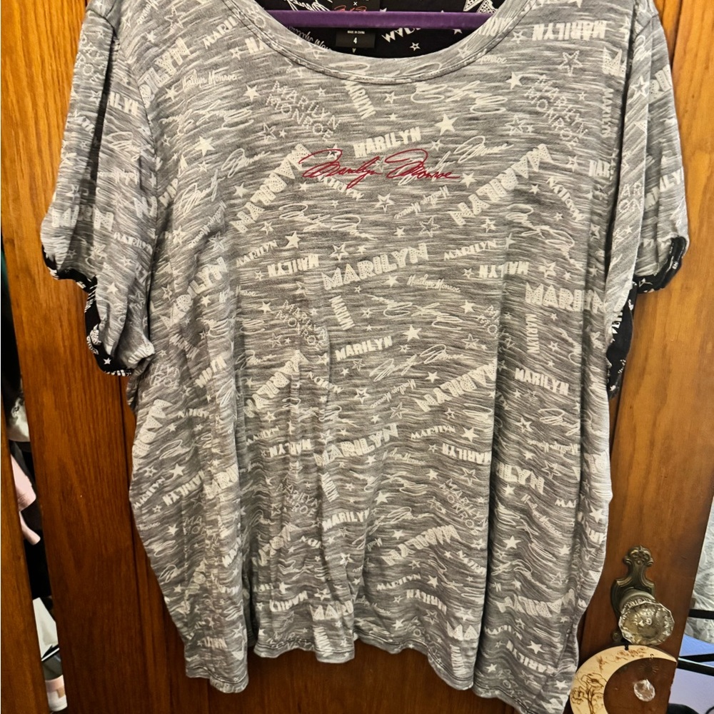 Torrid Marilyn Monroe Graphic Tee with Red Accents